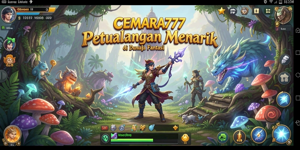 Screenshot gameplay CEMARA777 yang menampilkan aksi petualangan seru.