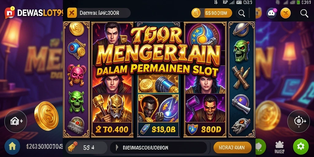 Gameplay menyeramkan DEWASLOT99 dengan atmosfer horor yang mencekam.