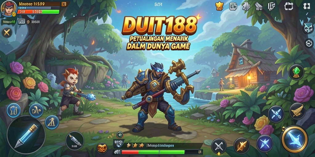 Tampilan menakjubkan dari gameplay petualangan di DUIT188.