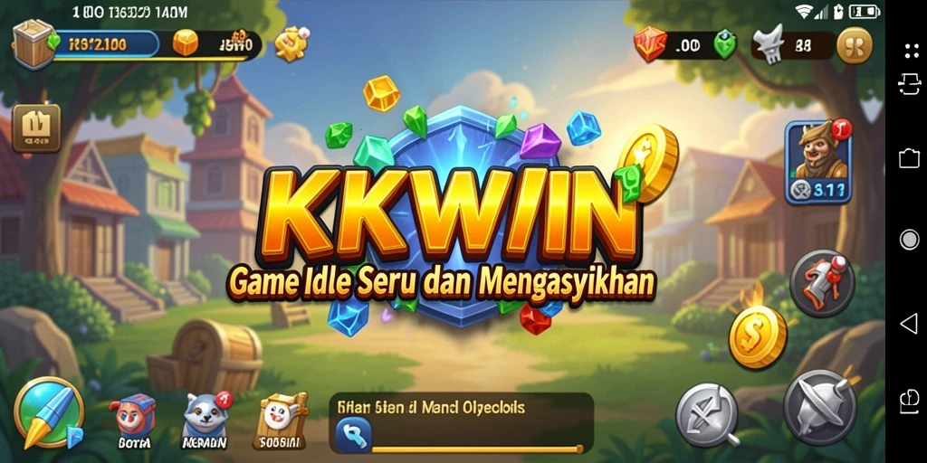 Tampilan gameplay KKWIN yang menarik dan menyenangkan.