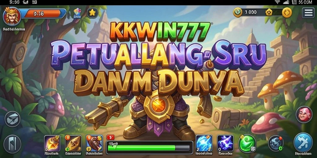 Tampilan gameplay seru RPG KKWIN777 yang menampilkan pertempuran mendebarkan.
