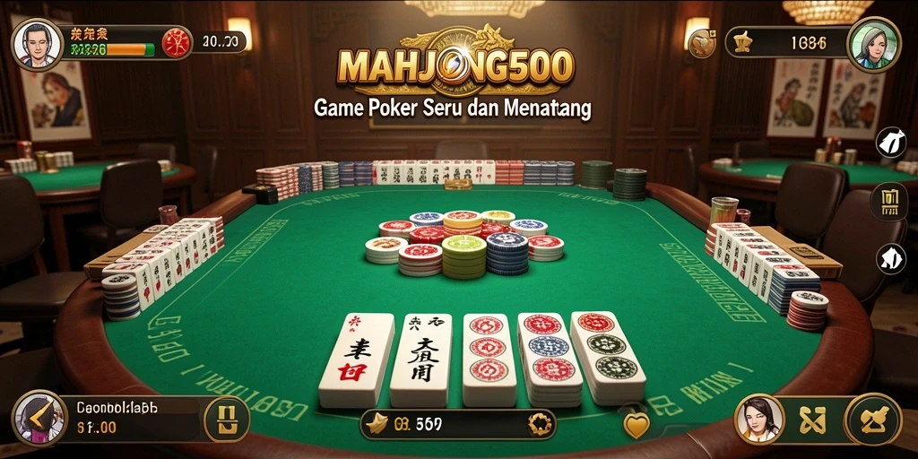 Tangkapan layar gameplay MAHJONG500 yang seru dan menarik.