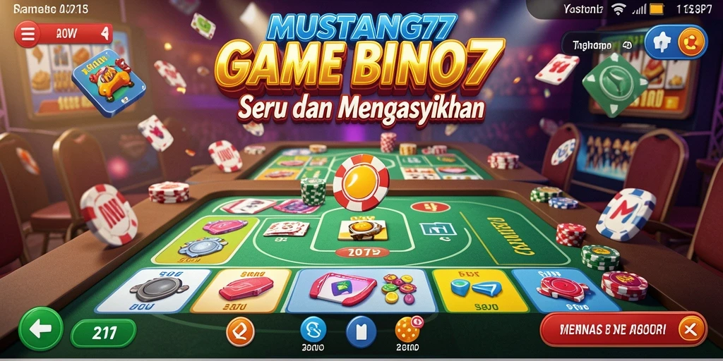 Tampilan menarik gameplay Bingo di MUSTANG77.