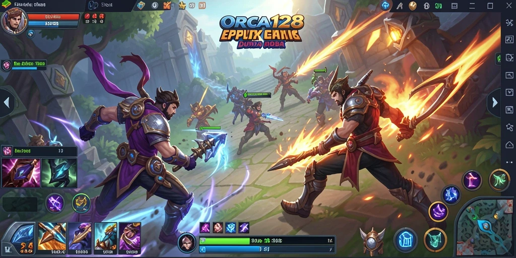 Gameplay seru dan grafis memukau di ORCA128.