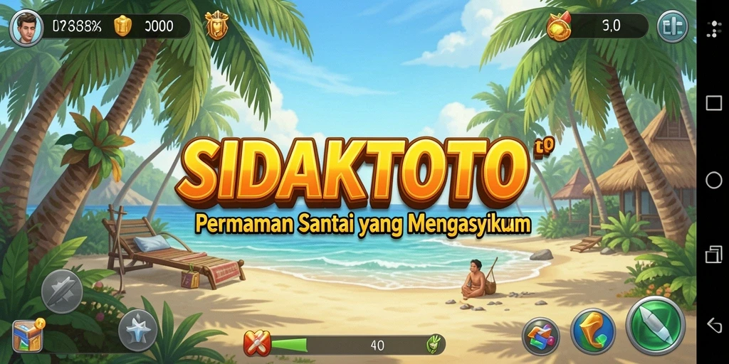 Tampilan gameplay menarik dari SIDAKTOTO yang penuh warna.
