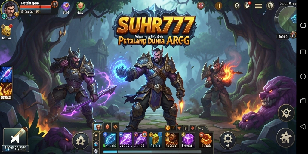Tampilan aksi seru dari gameplay ARPG SUHU777.