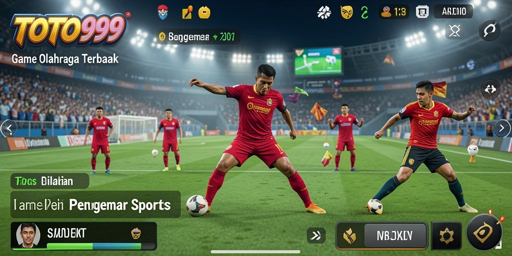 Tampilan gameplay seru dalam TOTO99 yang penuh aksi olahraga.