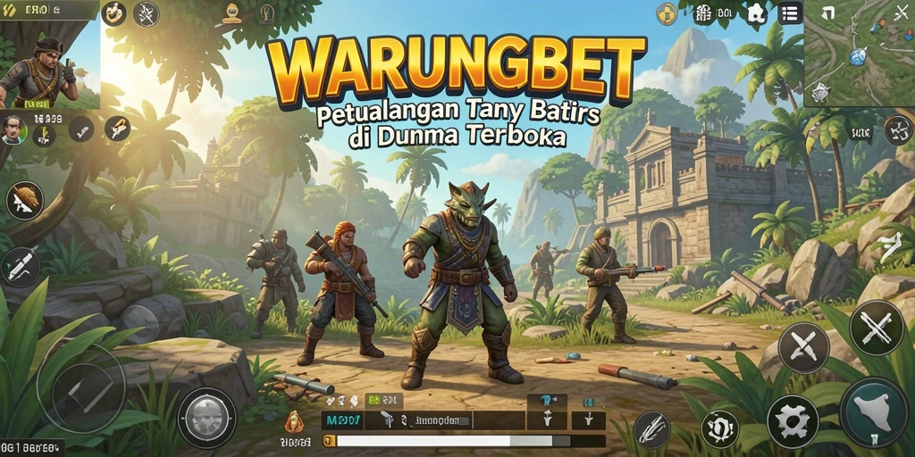 Tangkapan layar gameplay WARUNGBET yang menampilkan dunia terbuka yang luas.