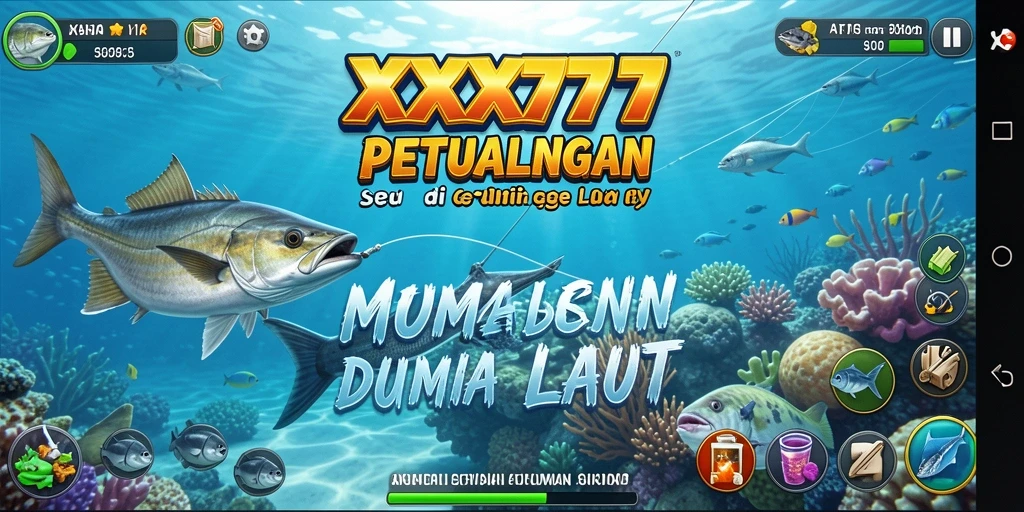 Tangkapan ikan besar di dalam permainan XXX777 yang memukau.